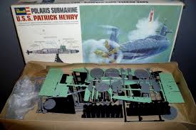 Revell 1967 U S S Patrick Henry Polaris Submarine Vintage