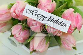 Maybe you would like to learn more about one of these? Scheda Di Buon Compleanno Con Tulipani Rosa Manifesti Da Muro Poster Beatiful Auguri Opportunita Myloview It