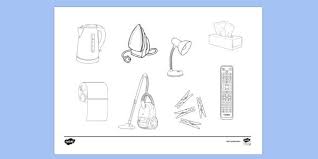 New users enjoy 60% off. Free Household Items Colouring Page Colouring Sheet For Kids