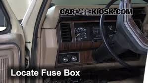 Interior Fuse Box Location 1983 1986 Ford F 250 1984 Ford F 250 6 9l V8 Diesel Standard Cab Pickup