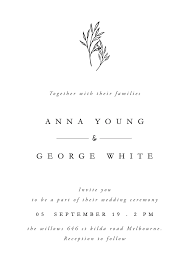 Luna Digital Printing Wedding Invitations Printing Wedding Invitations Minimalist Wedding Invitations Digital Wedding Invitations