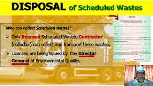 The scheduled waste is fed into the plant as whole drums, bulk solid waste, sludges, energetic and aqueous liquid waste. How To Manage Disposal Of Scheduled Wastes Youtube