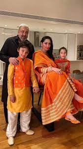 But he was far more menacing with a bald head, shaved eyebrows and pierced ears. Adorable Pictures Of Sanjay Dutt With Wife Maanayata And Kids Times Of India
