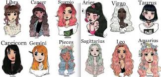 Zodiac Signs As Drawings Anime Zodiac Zodiac Signs Zodiac Characters