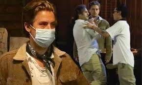 Apa is not a natural redhead. Riverdale Star Cole Sprouse Holds Back Friend From A Street Fight Outside A Restaurant In La Daily Mail Online