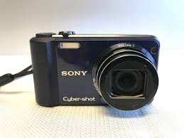 Sony Cyber Shot Dsc H70 Digital Camera 16 1 Mp No Charger Blue Sony Digital Camera Best Digital Camera Sony Lens