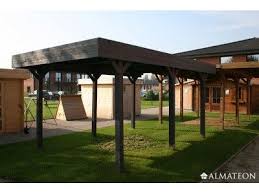 Carport Louison Cet Abri Nomme Louison En Pin Traite Autoclave 3 Et Lasure En Usine 2 Couches Gris Anthracite Fsc Vous Pe Abri Voiture Bois Autoclave Abri