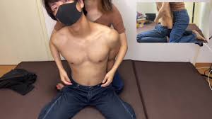 丸の内OLレイナに寝取られたドМくんを拘束して乳首責め手コキで調教しました。Japanese Amateur Femdom Handjob  Cumshot - えむゆみカップル - FAPCAT