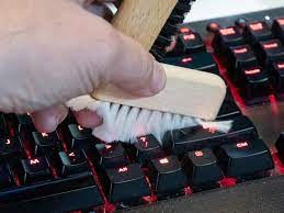 It's hard to get in between the keys and reach the surface of the keyboard. How To Properly Clean A Mechanical Keyboard