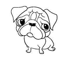 People easing into their golden years will enjoy th. Pug Coloring Pages Best Coloring Pages For Kids