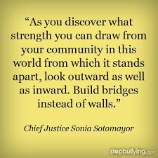 Bullying Can Be Prevented Especially When The Power Of A Community Is Brought Together Help Bu Community Quotes Positive Quotes For Life Inspirational Quotes