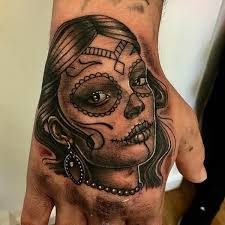 While flaming skulls or tribal skulls are some popular ideas, a unique and symbolic design type is the day of the dead skull tattoo design. 155 Day Of The Dead Tattoo Ideas Black Int Tattoo