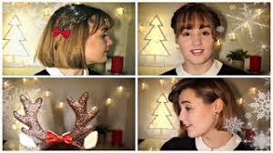 There are different kinds of hairstyles for short hair as well as long hair. Festive Hairstyles For Christmas Short Hair Youtube