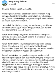 Bocah tewas 'dimakan' genderuwo, simak di inews sore selasa pukul 16.00 wib lemkapi: Uxxnaq0yxvnvvm