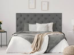 Al costo di 30 euro cadauna + contributo spedizione. Letto Testiera Imbottita 160 X 200 Cm Tessuto Grigio Nadra