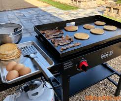 This simple stone outdoor kitchen helps you to start. Nexgrill 2 Burner Griddle Review Girls Can Grill