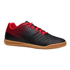 Football boots and football shirts online. Kids Futsal Boots Agility 100 Black Red Imviso Decathlon