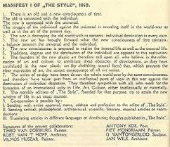 Art Manifesto Wikipedia The Free Encyclopedia Art Manifesto De Stijl Manifesto