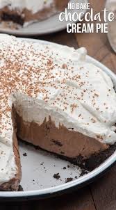 Jun 23, 2021 · no bakecold desser with heavy cream : The Best No Bake Chocolate Cream Pie Crazy For Crust