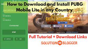 How To Download Pubg Mobile Lite In India Tutorial Release Date