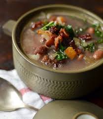 Ham Bone Greens And Bean Soup Recipe Cookbook Recipes Bean Soup Soup