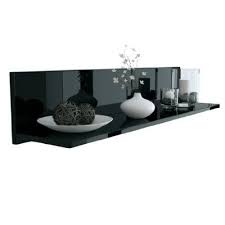 wall mounted shelf skadu in black high gloss shelves unique unusual mirrors
