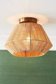 Jute Flush Mount In 2021 Ceiling Lights Flush Mount Ceiling Lights Flush Lighting