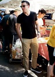 Khakis And T Shirt Google Search Mens Wardrobe Essentials Mens Tshirts Plain Tshirt
