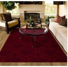 Area Rug Carpet Burgundy Red Pattern Lounge Dining Bedroom Living Room Familyenhance The Appearance Rugs In Living Room Living Room Carpet Burgundy Living Room