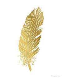 Printable Art Feathers With Gold Digital Art By Pennyjanedesign Arte De Pena Arte Para Impressao Arte Vintage