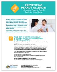 May 04, 2021 · spread a thin layer of peanut butter on whole grain toast or homemade whole grain pancakes and cut into pieces for your baby to pick up and pop in her mouth. Peanut Allergy Prevention New Guidelines For Early Introduction Kids With Food Allergies