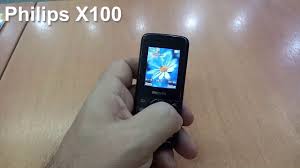 Philips X100 Incoming Call and Original ...