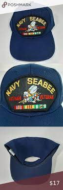 U S Navy Seabee Vietnam Veteran Men S Patch Cap H Vietnam Veterans Vietnam Cap