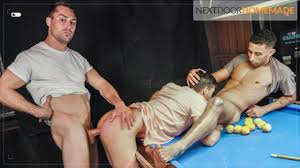 Pool Table Fuck At Bar For Twink - Damien White, Matt Heron, Luca Luv -  NextDoorHomemade