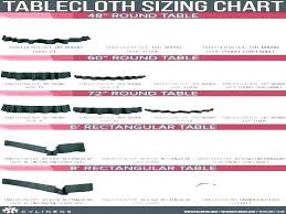 tablecloth sizes round size chart oval oblong what for