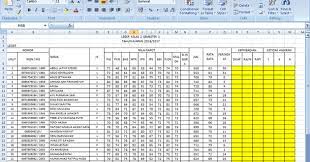 Contoh buku leger siswa sd, smp, sma ini merupakan salah satu dari sekian banyak administrasi wali kelas atau guru kelas yang harus dibuat atau dimiliki. Contoh Daftar Nilai Dan Leger Format Microsoft Excel