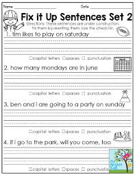 Language arts worksheets offers printable grammar and literature based worksheets, transparencies, and presentations for teachers. Free Language Arts Worksheets Printable For First Grade English Math Morning Samsfriedchickenanddonuts