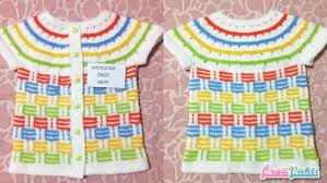 Yakadan Baslamali Gokkusagi Bebek Yelek Modeli Yapilisi Orguvakti Bebek Yelek Bebek Yelek