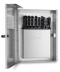 prison locking knife cabinet