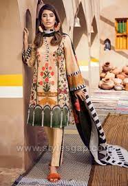 This dress is decor with lawn fabric. 12 Must Have Simple Stylish Eid Dresses Trends 2021 2022 To Follow