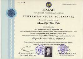 Sesuai dengan peraturan kepala badan kepegawaian negara nomor 33 tahun 2011 dijelaskan bahwa setiap pegawai diberi kesempatan memperoleh kenaikan pangkat melalui ujian penyetaraan ijaza. Template Ijazah S1 Cara Golden