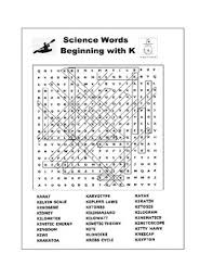 Things that start with k. Science Word Search Beginning With K By Scorton Creek Publishing Kevin Cox