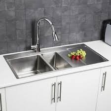 modern kitchen sink 1.5 bowl stainless