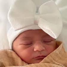 Newborn Girl Hospital Hat With Bow Baby Girl Hospital Hat Beanie With Bow