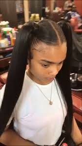The man ponytail is officially evolving. Two Ponytails By Bianca Pinterest Hair Nails And Style Two Ponytail Hairstyles Ponytail Hairstyles Black Ponytail Hairstyles