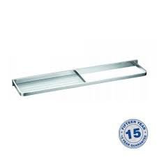 Stelios bathroom shelf with towel bar, chromeby kraus usa, inc. Flova Bathroom Accessory Sofija Glass Shelf Towel Rail