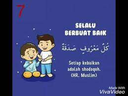 Apabila pada usia 10 tahun si anak tetap tidak mau melaksanakan ibadah shalat, maka orang tua boleh memukul anaknya tersebut. 10 Hadist Untuk Anak Anak Youtube