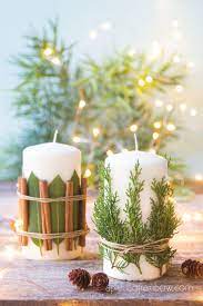 Find and save ideas about christmas candles on pinterest. Diy Christmas Candles 3 Easy Decorations A Piece Of Rainbow
