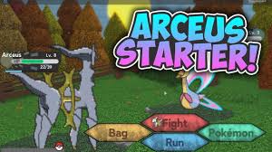 Exploring the world while catching pokémon and filling in your pokédex has always been a core part of the pokémon series's gameplay. How To 100 Get Arceus As A Starter Pokemon Brick Bronze Randomizer Youtube