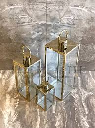 Zuccaciye Ev Aksesuari Metal 3 Parca Fener Mumluk Gold Mumluklar Fener Metal